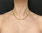 VICTORIAN 15CT GOLD BRAZILIAN / SNAKE LINK CHAIN