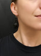 VICTORIAN WHITBY JET CAMEO EARRINGS