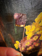 VICTORIAN CARVED AMETHYST LION STICKPIN