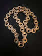 VICTORIAN 15CT GOLD STAR CUT OUT COLLAR NECKLACE