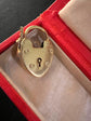 VICTORIAN 18CT GOLD HEART PADLOCK
