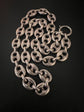 VICTORIAN SILVER PUFFY MARINER LINK CHAIN