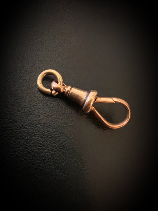 VICTORIAN 9CT GOLD DOGCLIP