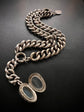 VICTORIAN SILVER WALNUT CHAIN