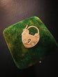 VICTORIAN 18CT GOLD HEART PADLOCK