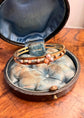 VICTORIAN CORAL & PEARL BANGLE