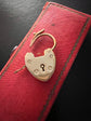 VICTORIAN 18CT GOLD HEART PADLOCK