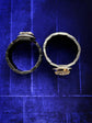 PAIR OF VICTORIAN WHITBY JET BANGLES
