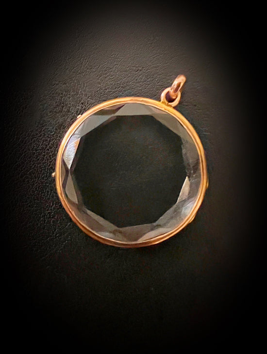 VICTORIAN FACETED GLASS LOCKET