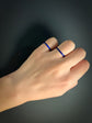 FRENCH BLUE ENAMEL RING