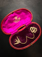 VICTORIAN HEART & SWALLOW BROOCH