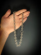 VICTORIAN SILVER PUFFY MARINER LINK CHAIN