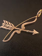 GEORGIAN DIAMOND BOW & ARROW PENDANT