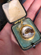 VICTORIAN ESSEX CRYSTAL DOG PENDANT