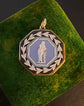 THREE COLOUR VICTORIAN WEDGWOOD PENDANT