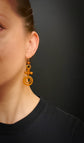 VICTORIAN BLONDE TORTOISE SHELL EARRINGS