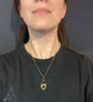 EARLY VICTORIAN 15CT HEART PENDANT