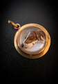 VICTORIAN ESSEX CRYSTAL DOG PENDANT