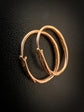 GEORGIAN OUROBOROS SNAKE HOOPS