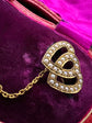 VICTORIAN HEART & SWALLOW BROOCH