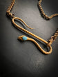 VICTORIAN SNAKE PENDANT/CHAIN EXTENDER