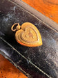 GEORGIAN REGENCY 18CT GOLD HEART PENDANT