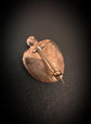 GEORGIAN FLAMING HEART LACE PIN