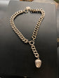 VICTORIAN SILVER WALNUT CHAIN
