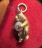 VICTORIAN 15CT GOLD BEAR PENDANT