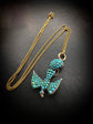 VICTORIAN TURQUOISE SAINT ESPRIT DOVE PENDANT