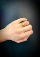 VICTORIAN 22CT BUCKLE RING