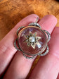 VICTORIAN ROCK CRYSTAL & DIAMOND PENDANT
