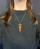 19TH CENTURY CORAL ETRUSCAN REVIVAL AMPHORA PENDANT