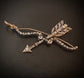 GEORGIAN DIAMOND BOW & ARROW PENDANT