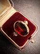 VICTORIAN GARNET & DIAMOND RING