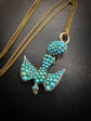 VICTORIAN TURQUOISE SAINT ESPRIT DOVE PENDANT