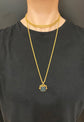 VICTORIAN 18CT GOLD FOB DATED 1887