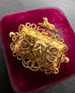 ETRUSCAN REVIVAL LION BROOCH