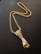 SILVER HAND PENDANT