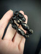 VICTORIAN WHITBY JET SNAKE BRACELET