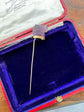 VICTORIAN CARVED AMETHYST LION STICKPIN