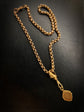 VICTORIAN GILT METAL SNAKE BAIL