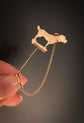 VICTORIAN DOG STICKPIN