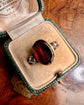 VICTORIAN GARNET & DIAMOND RING