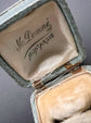 FRENCH VELVET & SILK RING BOX