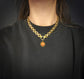 VICTORIAN CORAL & DIAMOND PENDANT