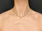 VICTORIAN 15CT GOLD SNAKE LINK CHAIN