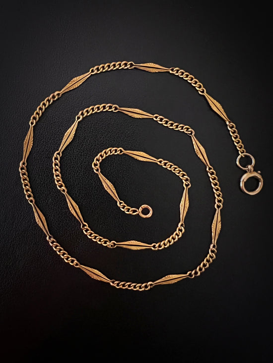 FRENCH 18CT GOLD FINE CHAIN
