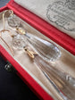 19TH CENTURY FRENCH ROCK CRYSTAL EARRINGS