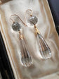 19TH CENTURY FRENCH ROCK CRYSTAL EARRINGS